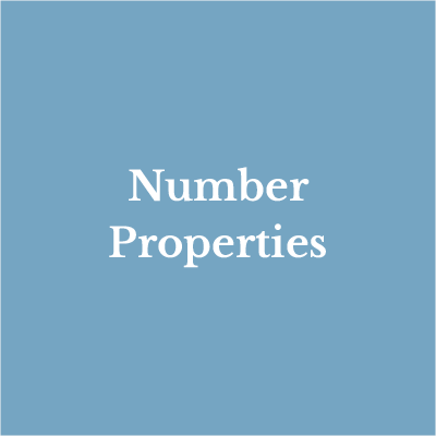 Lesson 16: Number Properties