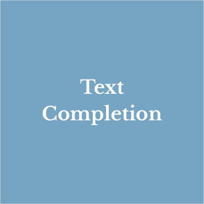 Lesson 1: How to Approach GRE Text Completion